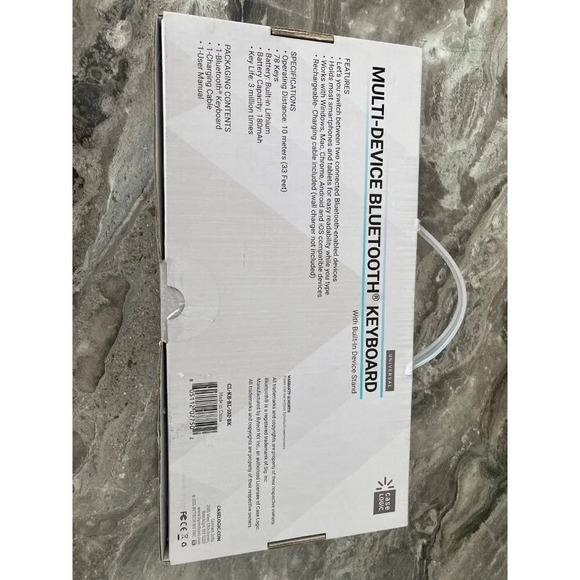 Néw sealed case logic multi device Bluetooth keyboard - Picture 2 of 2